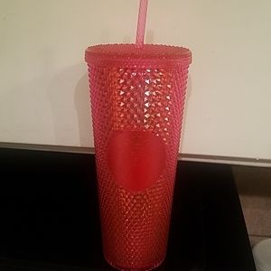 Starbucks Hot Pink Studded Tumbler